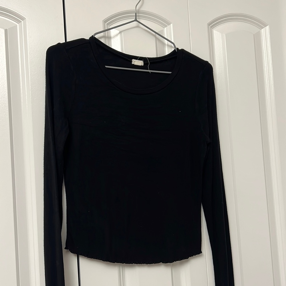 Garage black long sleeve